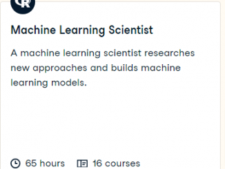 Machine Learning Scientist with R