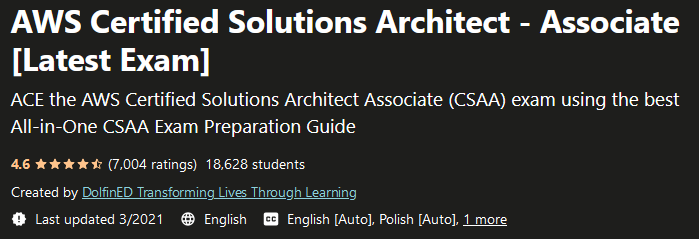 AWS Certified Solutions Architect - Associate (Latest Exam)