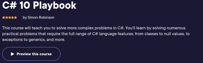 C# 10 Playbook