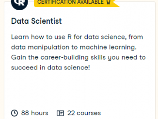 Data Scientist with R