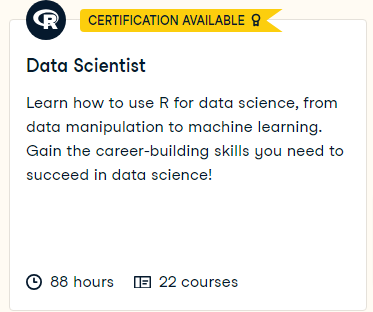 Data Scientist with R