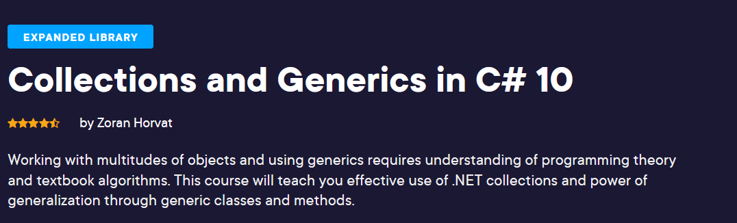 Collections and Generics in C# 10