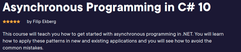 Asynchronous Programming in C# 10