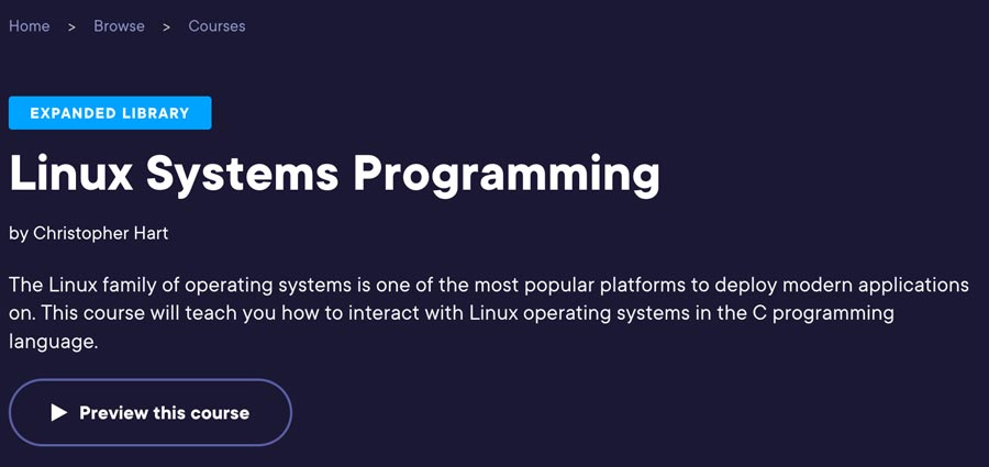 Linux Systems Programming