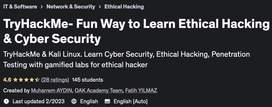 TryHackMe- Fun Way to Learn Ethical Hacking & Cyber ​​Security