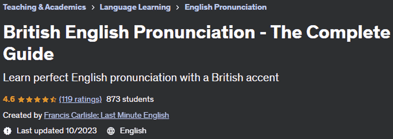 British English Pronunciation - The Complete Guide