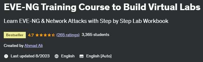 EVE-NG Training Course to Build Virtual Labs