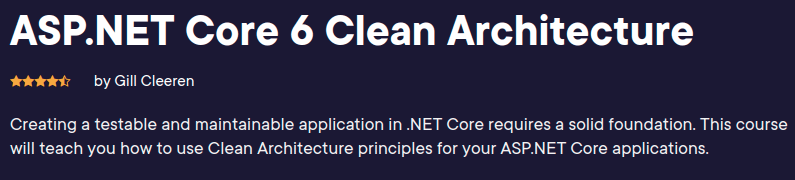 ASP.NET Core 6 Clean Architecture