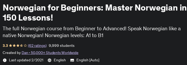 Norwegian for Beginners: Master Norwegian in 150 Lessons!