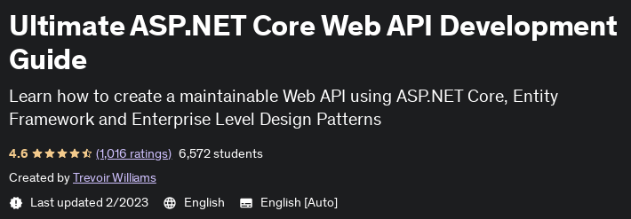 Ultimate ASP.NET Core Web API Development Guide