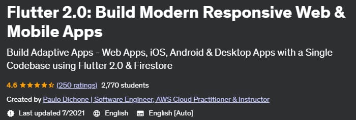 Flutter 2.0_ Build Modern Responsive Web & Mobile Apps