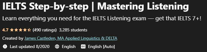 IELTS Step-by-step Mastering Listening