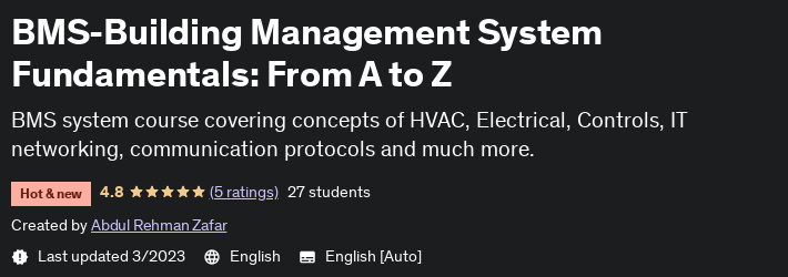 BMS-Building Management System Fundamentals: From A to Z