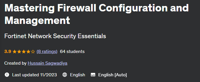 Mastering Firewall Configuration and Management