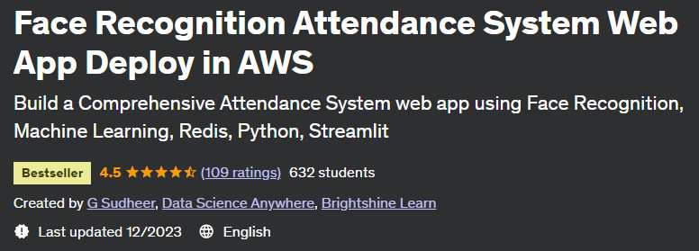 Face Recognition Attendance System Web App Deploy in AWS