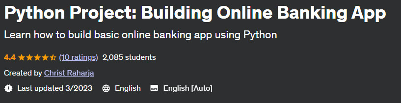 Python Project: Building Online Banking App 