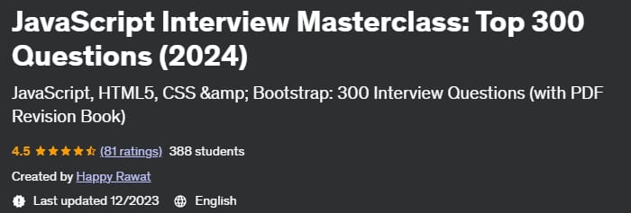 JavaScript Interview Masterclass_ Top 300 Questions (2024)