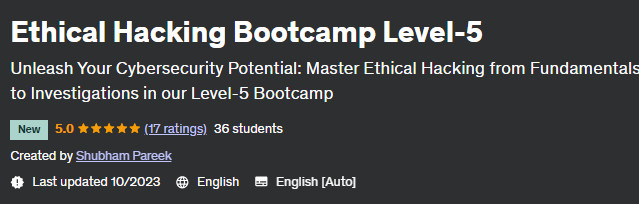 Ethical Hacking Bootcamp Level-5