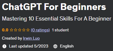 ChatGPT For Beginners