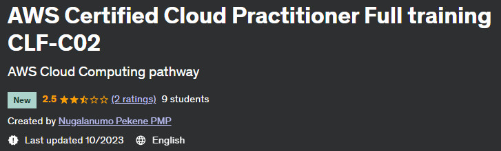 AWS Certified Cloud Practitioner Full training CLF-C02