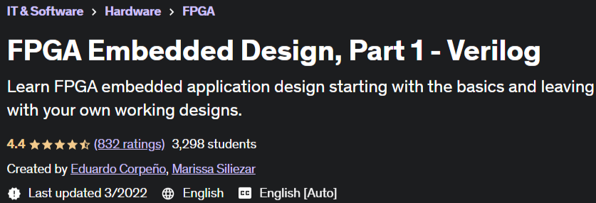 FPGA Embedded Design, Part 1 - Verilog