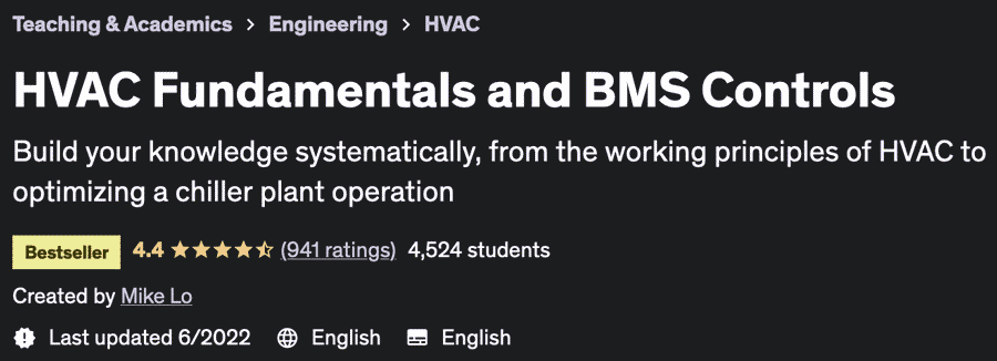 HVAC Fundamentals and BMS Controls