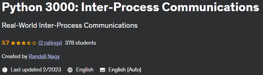 Python 3000: Inter-Process Communications