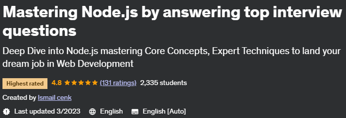 Mastering Node.js by answering top interview questions