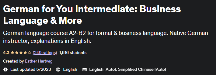 German for You Intermediate_ Business Language & More