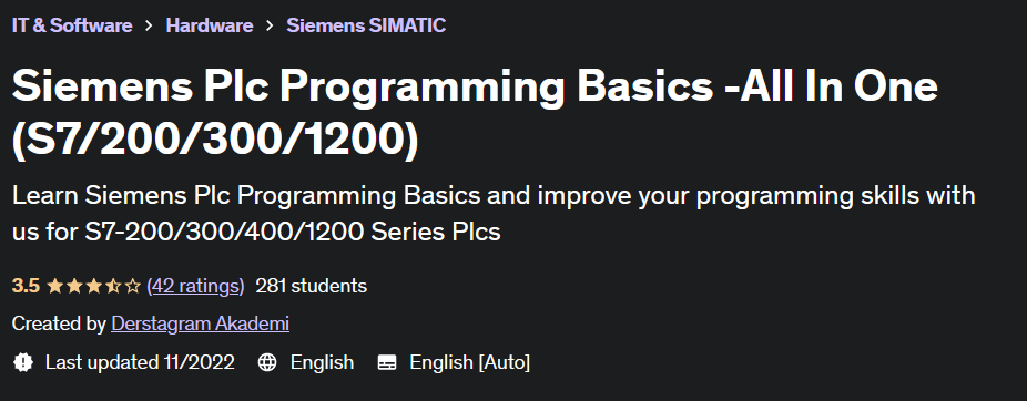 Siemens Plc Programming Basics - All In One