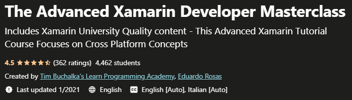 The Advanced Xamarin Developer Masterclass