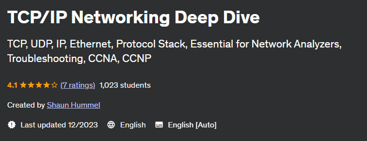 TCP/IP Networking Deep Dive