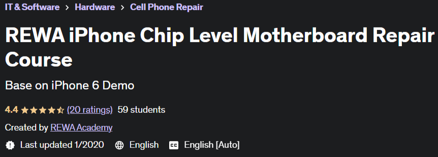 REWA iPhone Chip Level Motherboard Repair Course