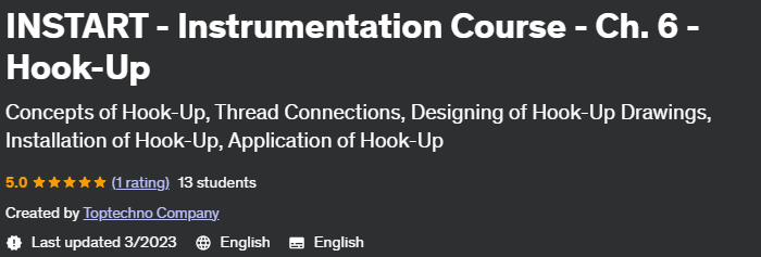 Instart - Instrumentation Course - Ch.  6 - Hook-Up