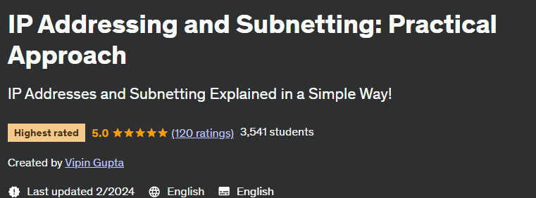 IP Addressing and Subnetting: Practical Approach