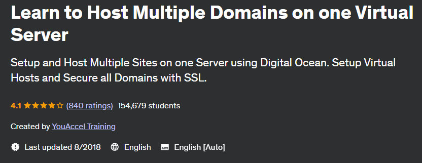 Learn to Host Multiple Domains on one Virtual Server