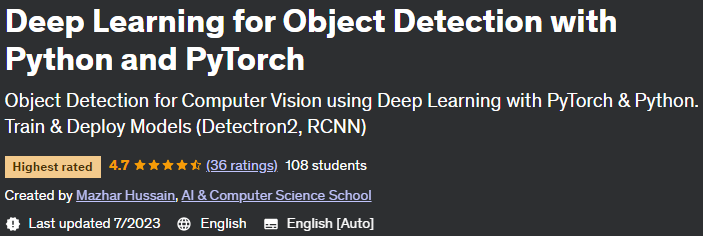 Deep Learning for Object Detection with Python and PyTorch