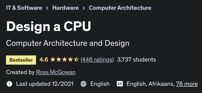 Design a CPU