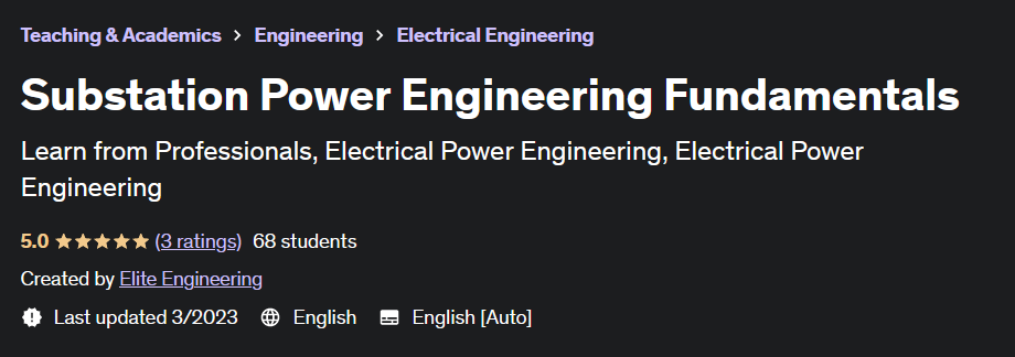 Substation Power Engineering Fundamentals