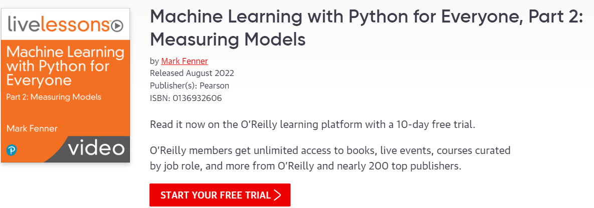 Machine Learning with Python for Everyone Part 2: Measuring Models