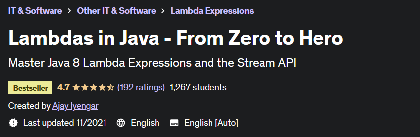 Lambdas in Java - From Zero to Hero