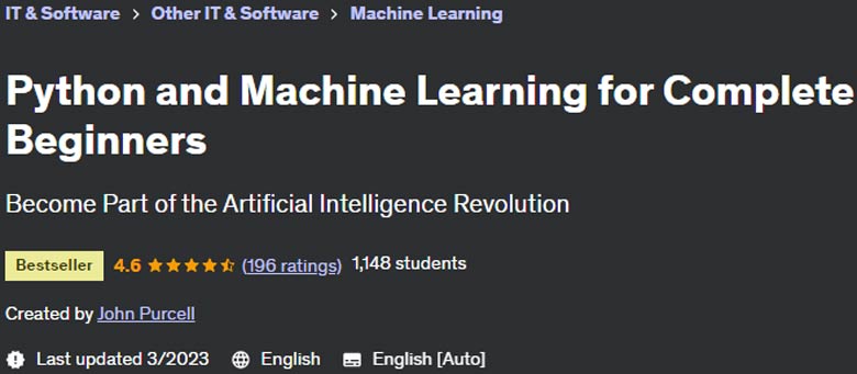 Python and Machine Learning for Complete Beginners