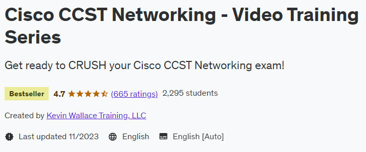 Cisco CCST Networking - Video Training Series