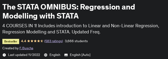 The STATA OMNIBUS: Regression and Modeling with STATA