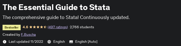 The Essential Guide to Stata