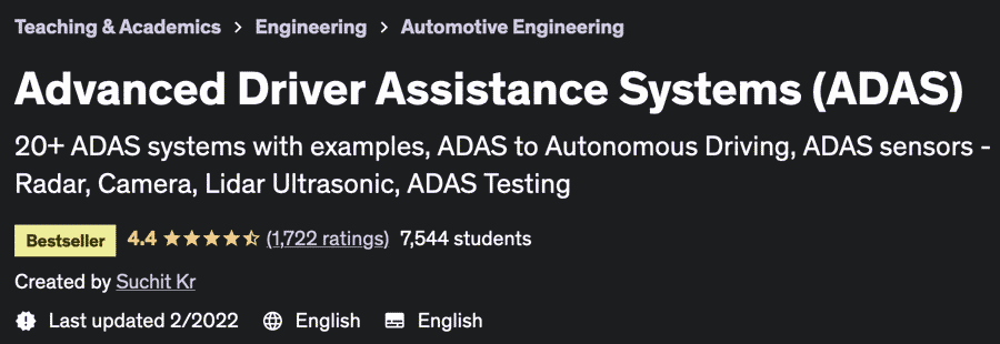 Advanced Driver Assistance Systems (ADAS)