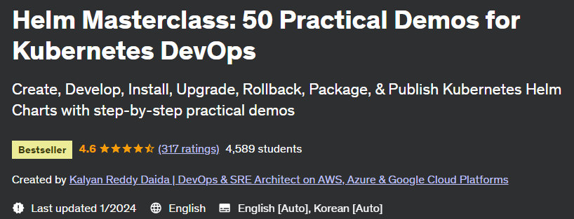 Helm Masterclass: 50 Practical Demos for Kubernetes DevOps