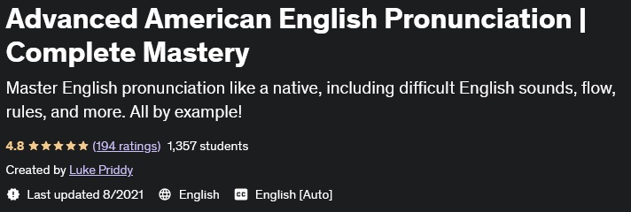 Advanced American English Pronunciation  Complete Mastery