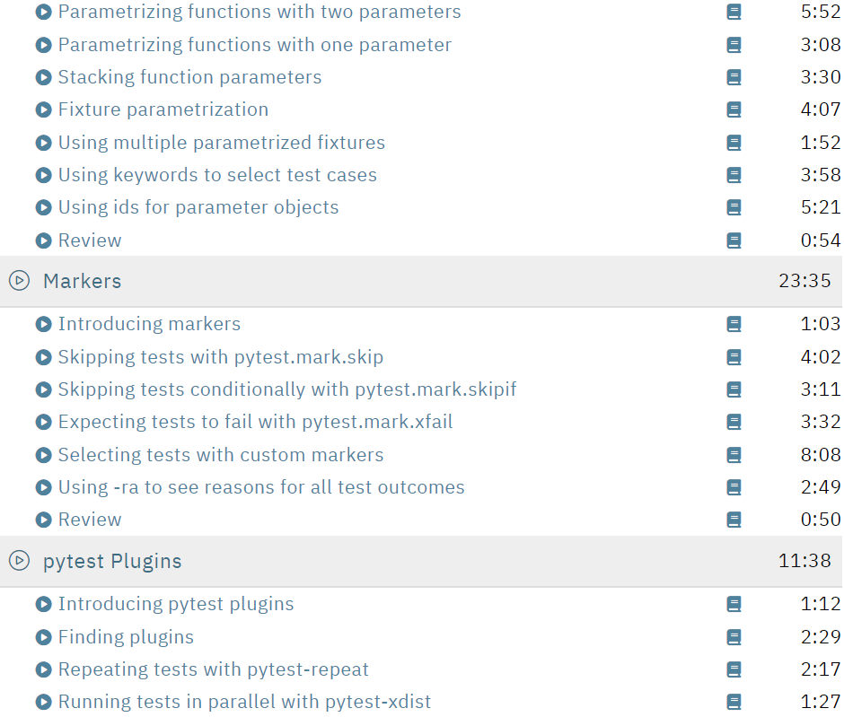 Getting started with pytest Course