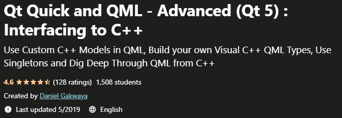 Qt Quick and QML Advanced Qt 5 Interfacing to Cpp